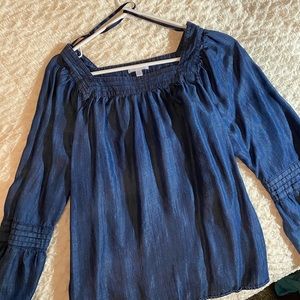 Lauren Conrad denim top